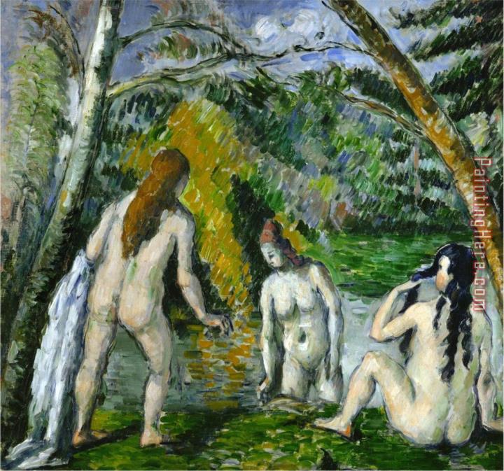 Paul Cezanne Three Bathers 1879 1882